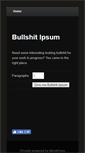 Mobile Screenshot of bullshitipsum.com